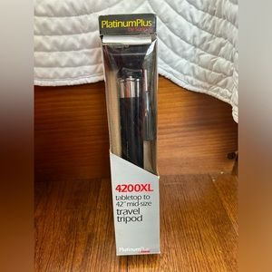 Platinum Plus by SunPak 4200XL Tabletop to 42” mid-size travel tripod